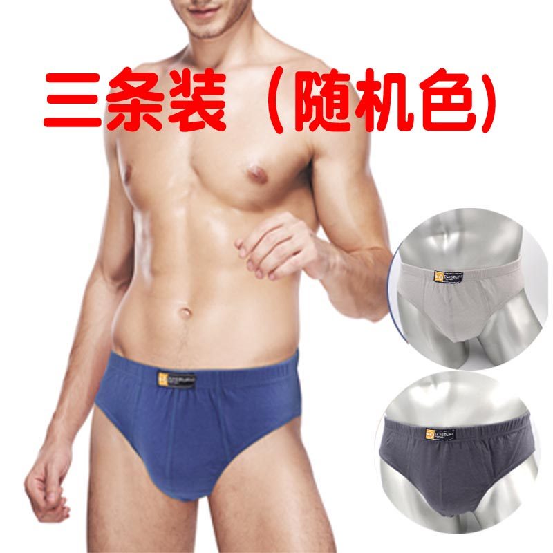 Buy Five three men's cotton triangle panties loose cotton men's shorts