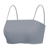 Шелковое нижнее белье, топ без лямок, майка, тонкий летний бюстгальтер-топ для школьников