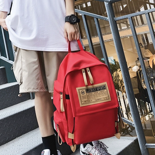 Модный школьный рюкзак, мужская вместительная и большая сумка через плечо для путешествий, коллекция 2021, для средней школы, подходит для студента