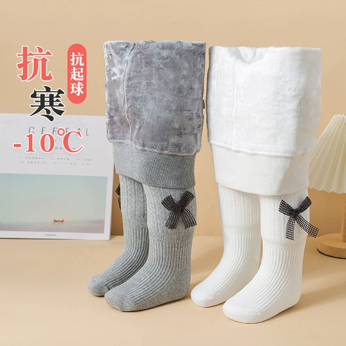 Утепленные колготки, детский комбинезон, базовые детские леггинсы, увеличенная толщина