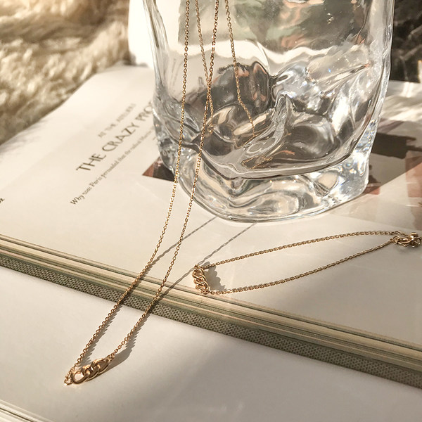 Брендовая цепь, ожерелье, браслет, простой и элегантный дизайн