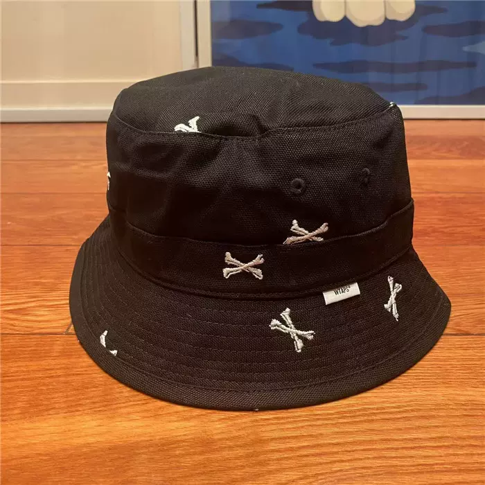 壹樹WTAPS BUCKET 01/HAT/PLRA.TWILL.TEXTILE 格紋漁夫帽23AW-Taobao