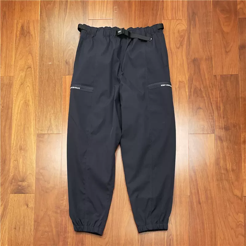 预约WTAPS SP 20/TROUSERS/NYLON.WEATHER侧拉链口袋束脚裤23AW-Taobao