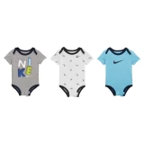 Официальный детский комбинезон Nike (3 шт.) вязаный, легко надевается и снимается, мягкий и удобный CK3990