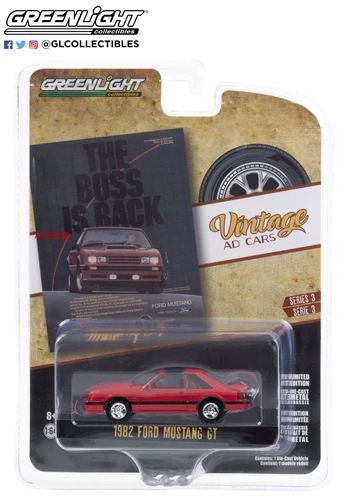 Greenlight 1:64 1982 Босс возвращается в Solid Pack Ford Mustang GT