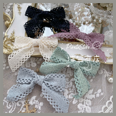 taobao agent 6 color lace bow, small hairpin, usually gentle girl fresh Japanese retro lolitajk student