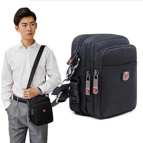 Летняя нейлоновая небольшая сумка для отдыха, маленький мобильный телефон, сумка на одно плечо