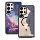 Devilcase MagSafe Clear Back Black Frame Phone Case for Galaxy S26, S26+, and S26 Ultra