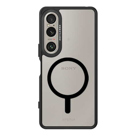 DEVILCASE Black Textured Camera Ring Matte Anti Slip iPhone Case