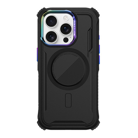 DEVILCASE Rugged Magnetic Ring Black iPhone Case