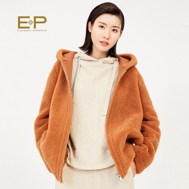 shopping mall same ep yaying winter new woman's cap in the long-style fur coat q101a