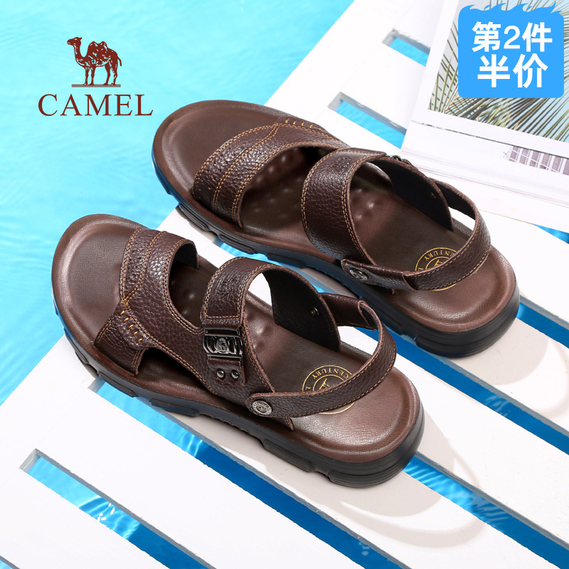 热卖200000+ 夏季新品选用头层牛皮真皮凉鞋