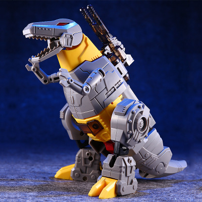 现货 恐龙钢索变形玩具5手动拼装汽车机器人收藏酷变宝金刚模型-主图