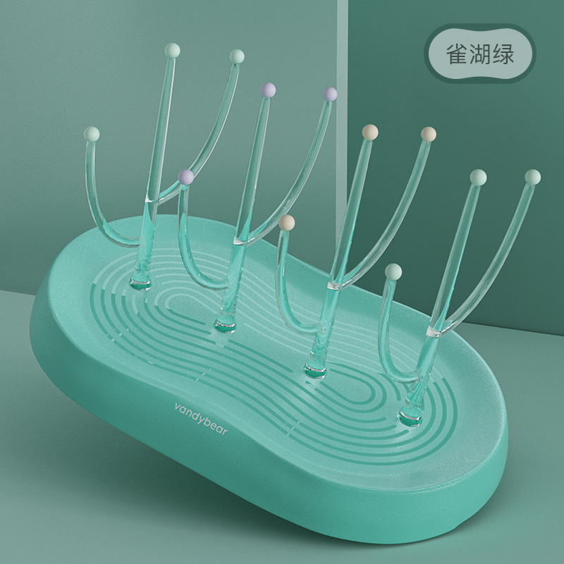 [USD 15.42] Drying bottle rack Drainage rack Hanging bottle rack Drying