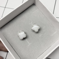 Серьги, четырехлистный клевер