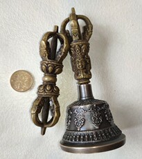 товар из китая 方便小尺寸合响铜含量金刚铃杵随身携带轻巧类一样马斯克同款