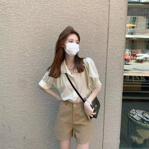 Ретро рубашка для отдыха, комплект, коллекция 2021, в западном стиле