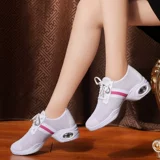 Летняя дышащая танцующая обувь для спортзала, из натуральной кожи, мягкая подошва