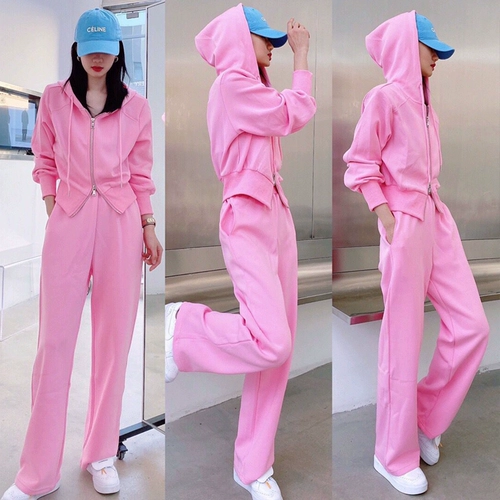 Осенняя толстовка, осенний спортивный костюм, модные штаны, комплект, коллекция 2022, в западном стиле, свободный крой