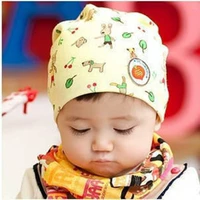 Осенняя демисезонная детская шапка подходит для мужчин и женщин для девочек для новорожденных, шарф, 0-3 мес., в корейском стиле