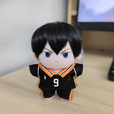 taobao agent Volleyball cotton plush doll for dressing up, 10cm