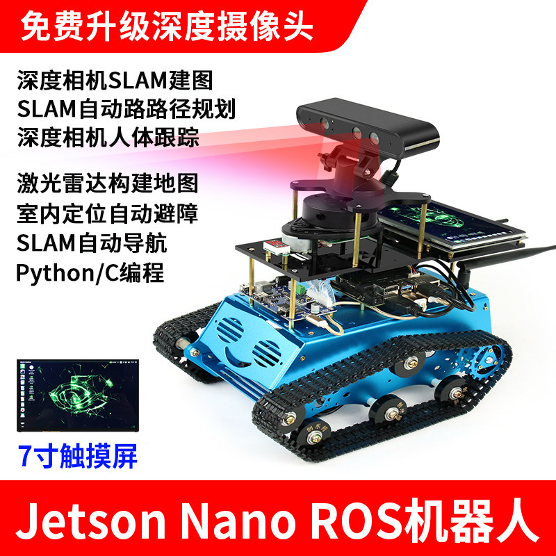 Робот ROS JETBOT Nvidia Jetson nano Raspberry Pi 4B автоматическое руководство для Raspberry Pi 4 Изображение 1