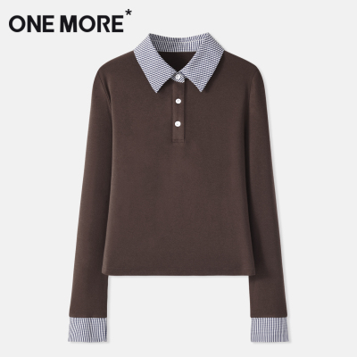 polo领长袖t恤女秋季2025新款