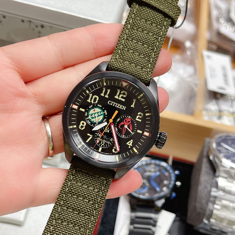正規品 シチズン CITIZEN スターウォーズ ボバ・フェット共同 メンズ 腕時計 BU2058-00W を購入