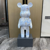 50cm水蓝熊+底座【总约59cm】