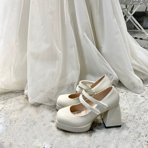 Высокие водонепроницаемые свадебные туфли на высоком каблуке, 10см, французский стиль, подходит для подростков, против усталых ног