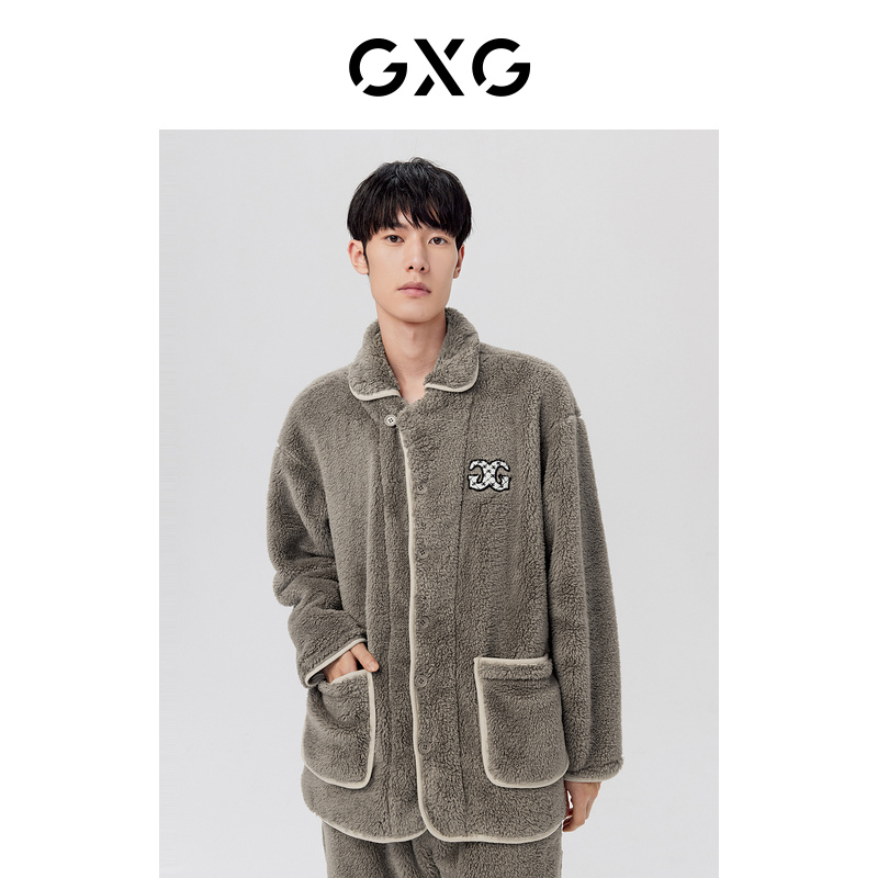 GXG 秋冬北极绒加厚 男式家居服睡衣套装 天猫优惠券折后￥119包邮（￥139-20） 4色可选