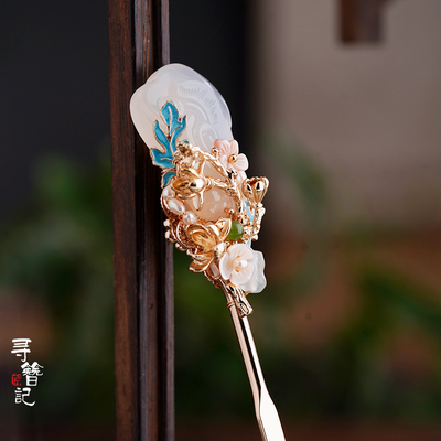taobao agent Genuine ethnic cheongsam, classic Chinese hairpin, fresh hair accessory, cleaner, ethnic style