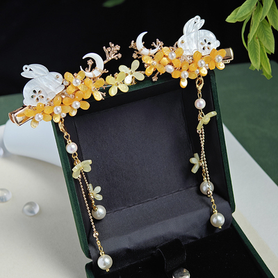 taobao agent Genuine retro Hanfu, hairgrip with tassels, children's hair accessory