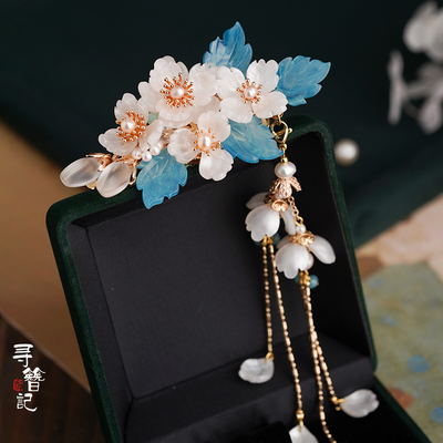 taobao agent Genuine Hanfu, cheongsam, classic hair accessory with tassels