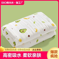 Детское хлопковое марлевое банное полотенце, одеяло для новорожденных