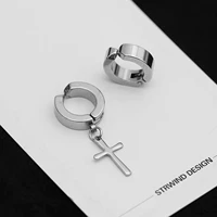 Глянцевые стальные серебряные клипсы