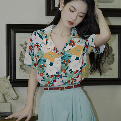 taobao agent Retro dress, shirt, skirt, high-quality style, autumn