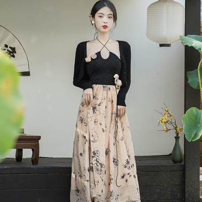 taobao agent Skirt, autumn dress, Chinese style, long sleeve