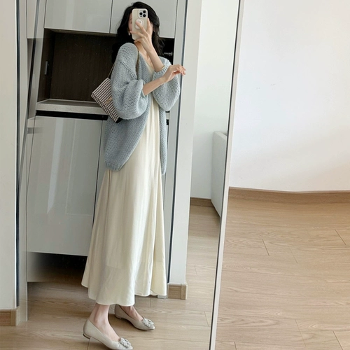 Весеннее платье для беременных, весенний комплект, городской стиль, в западном стиле, подходит для подростков