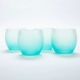 Lemeiya Glass Cup Phòng khách Cốc trà Uống Cup Frosted Cup Juice Cup Ngưng tụ hộ gia đình Cup thẳng 6 bộ - Tách