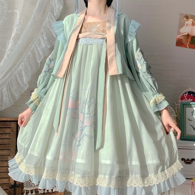 taobao agent Genuine top, set, dress, Lolita style