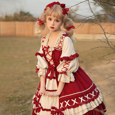 taobao agent Genuine demi-season spring dress for princess, Lolita style