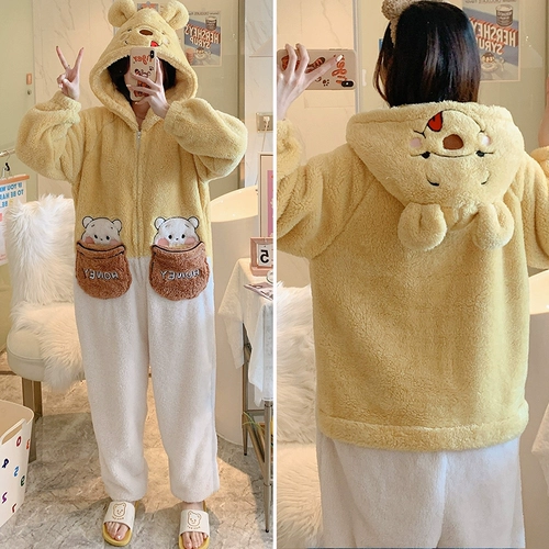 Паджама женский коралловый бархат может быть обречен,  迩 迩 迩 迩 迩 迩 плюс бархатная защита