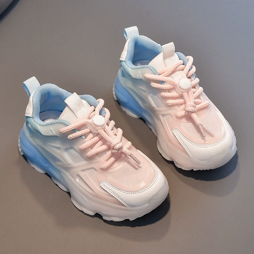 Летняя сетчатая спортивная обувь, дышащие детские туфли для мальчиков, 2022, мягкая подошва