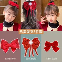 Галстук-бабочка, блестки для ногтей с бантиком, комплект, 3 шт