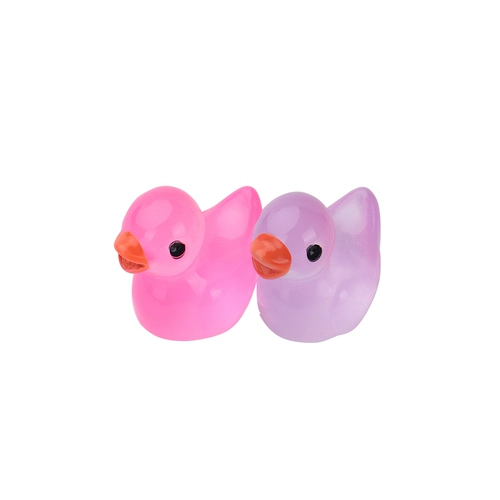 B.Duck, розово-фиолетовая маленькая игрушка, модель животного, утка, популярно в интернете