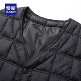 Легкий и тонкий пуховик с пухом, демисезонный удерживающий тепло жилет, для среднего возраста, свободный крой