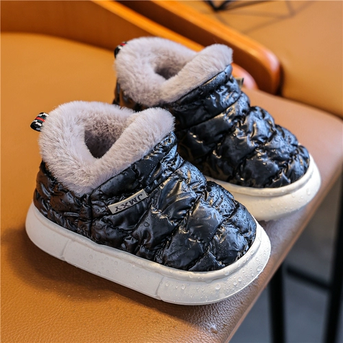 Детская удерживающая тепло утепленная нескользящая детская сумка для мальчиков, тапочки, обувь