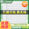 White antibacterial sticker, 2023 collection, 10 pieces