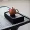 Xishi Bắc Mỹ óc chó đen ấm trà cốc toàn trang gỗ nguyên khối cát tím nồi cách nhiệt Coaster khô khay trà Phụ kiện bàn trà